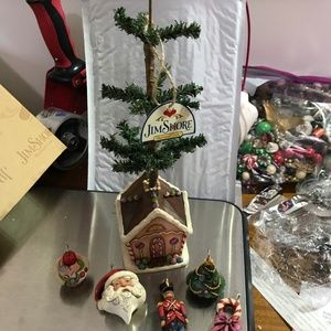 Jim Shore Gingerbread house Tree ornaments